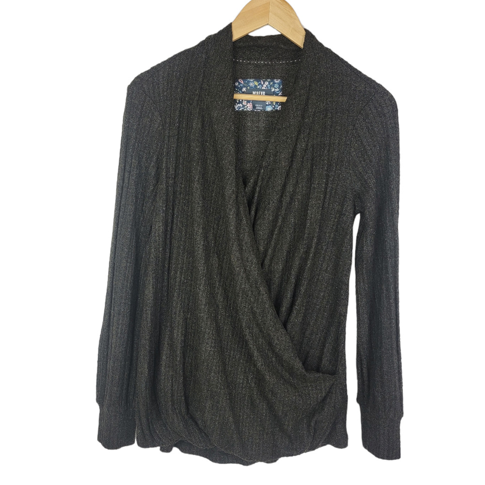 Anthropologie Maeve Rafela Hacci Surplice Top S